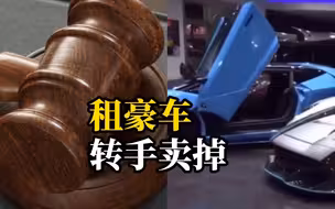 男子租豪车转手卖掉变现500多万逃至泰国，获刑13年罚50万