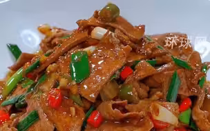 【环环每日一菜】炒猪肝要想又鲜又嫩又下饭，抓拌去腥是关键