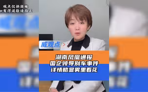 湖南凤凰通报国企领导别停客车事件