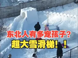东北人有多宠孩子？爷爷用时1个多月为孙女亲手打造雪滑梯