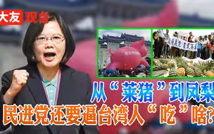 民进党当局逼着台湾人吃凤梨 自己却在吃“人血馒头”