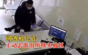 网逃被电诈主动去派出所核实被抓：涉嫌诈骗，对犯罪事实供认不讳