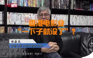 田启文：担心香港电影业“一下子就没了”