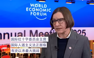 国际红十字委员会主席米里亚娜·斯波利亚里茨·埃格：国际人道主义法正面临有史以来最大挑战