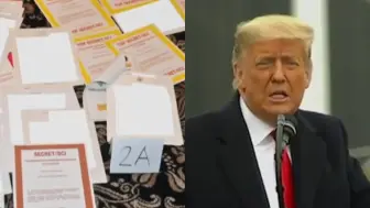 特朗普被查获物品清单公布：含上万份政府文件 18份为“最高机密”