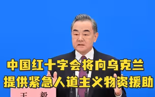 中国红十字会将向乌提供紧急人道主义援助
