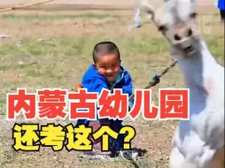 内蒙古幼儿园还考这个？
