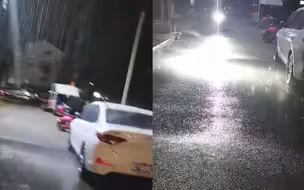 贵州出现罕见只下“一小块”的局部雨 目击者：60岁了第一次见！