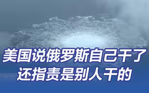 美国说俄罗斯自己干了还指责是别人干的
