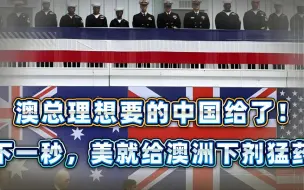 绕开美国，澳总理想要的中国给了！下一秒，拜登就给澳洲下剂猛药