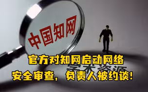 国家出手！对知网启动网络安全审查 负责人被约谈