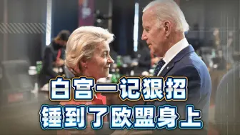 巴以冲突，坏了美国中东战略，白宫一记狠招，锤到了欧盟身上