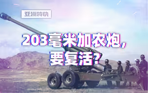 亚洲特快：203毫米加农炮，要复活？