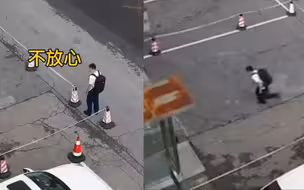 消防员休假外出 站院门口不放心地回头看 结果刚打到车警铃就响了
