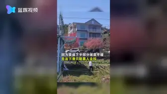 太喜感！福建一网红打卡地索道靠人拉 游客：觉得很有趣 就是有点费大爷