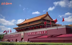 大雨过后，蓝天白云在北京