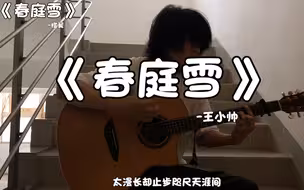 《春庭雪》这一世，太漫长却止步咫尺天涯间。【王小帅】