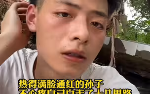 农村老人辛苦晒了几十斤鱼腥草，孙子背十几里路去卖却被告知不收了:不心疼自己，心疼外婆心血白费了！