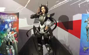 珠海航展竟然出现了一座美少女模型？！这究竟是...