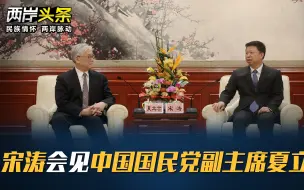 宋涛会见中国国民党副主席夏立言