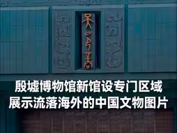 殷墟博物馆新馆设专门区域 展示流落海外的中国文物图片