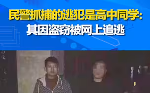 高中毕业后再见面，一个是警察一个是逃犯