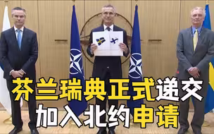 芬兰和瑞典正式递交加入北约申请