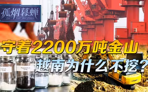 2200万吨的金山，越南盯上了，但中国的工业黄金，不是那么好挖的