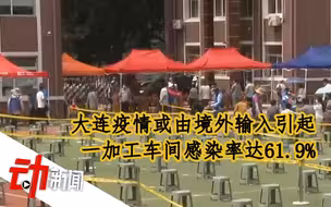 大连疫情或由境外输入引起，一加工车间感染率达61.9%