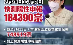 林郑：本港第五波疫情确诊个案已超过93万宗