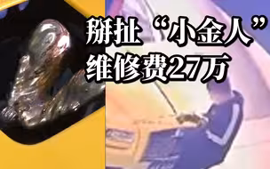 男子徒手掰坏劳斯莱斯小金人：维修费27万 警方已立案