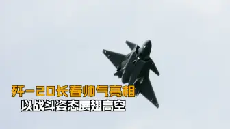 歼-20长春帅气亮相 以战斗姿态展翅高空