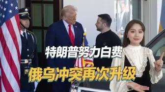 美国努力白费，俄乌冲突再次升级，特朗普指责泽连斯基挑起战争