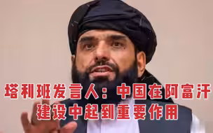 塔利班发言人：中国在阿富汗建设中起到重要作用