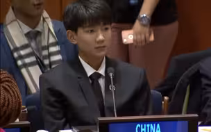 中英全程|王源全程英语在联合国青年论坛发言