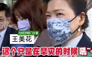 台湾干旱难缓解，王美花称要凿井取水，身旁的记者傻眼了