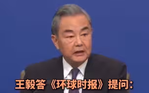 王毅答《环球时报》提问：不能谁“胳膊粗”“拳头大”，谁就说了算，反对少数国家垄断国际事务