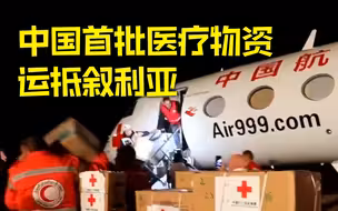 现场：中国援助叙利亚的首批人道主义物资运抵大马士革