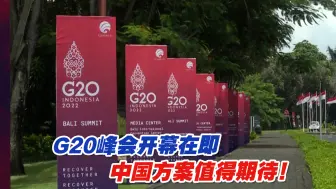 G20峰会开幕在即，中国方案值得期待！