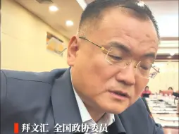 拜文汇委员：建议对被AI替代岗位进行职业培训