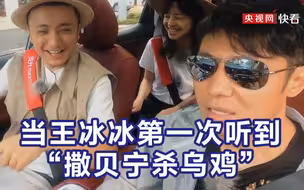 当王冰冰第一次听到“撒贝宁杀乌鸡”......